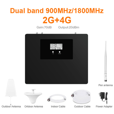 Διπλός ενισχυτής σημάτων GSM 4G ζωνών, κινητός ενισχυτής τηλεφωνικών σημάτων LTE