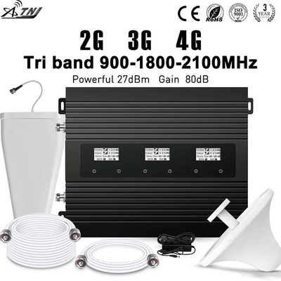 2G 3G 4G 80dB κερδίζουν τον πολυ επαναλήπτη 900MHz 1800MHz 2100MHz ζωνών